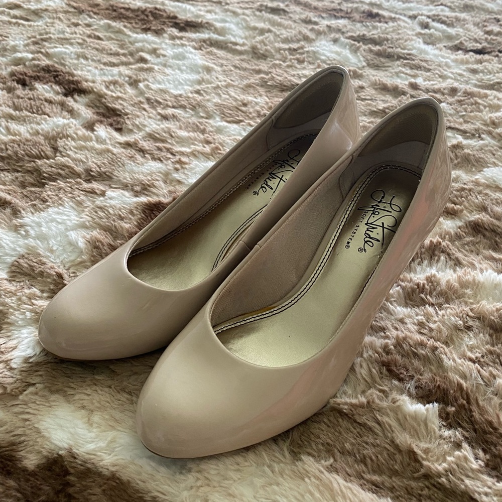 Nude Life Stride Heels